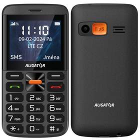 Aligator A910 4G Senior A910B Czarny