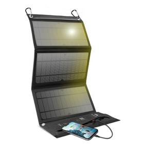 Ładowarka SBS solární, 2x USB-A, 21 W (TESOLARCHG21W) Czarna