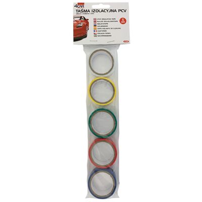 Taśma izolacyjna kolor 5 szt. 4Car
