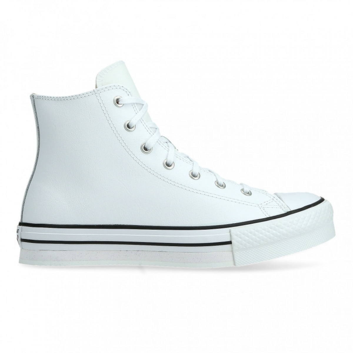 Damskie buty Converse Chuck Taylor All Star Eva Lift Hi Black 166799C - białe - CONVERSE