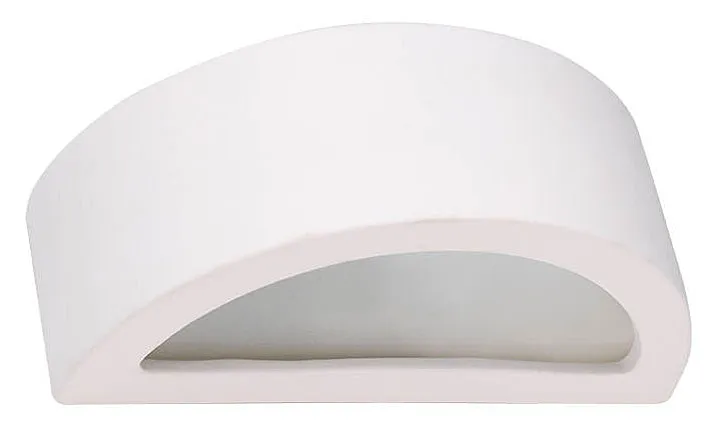 Biały ceramiczny półokrągły kinkiet - 2X A618 L9-F19