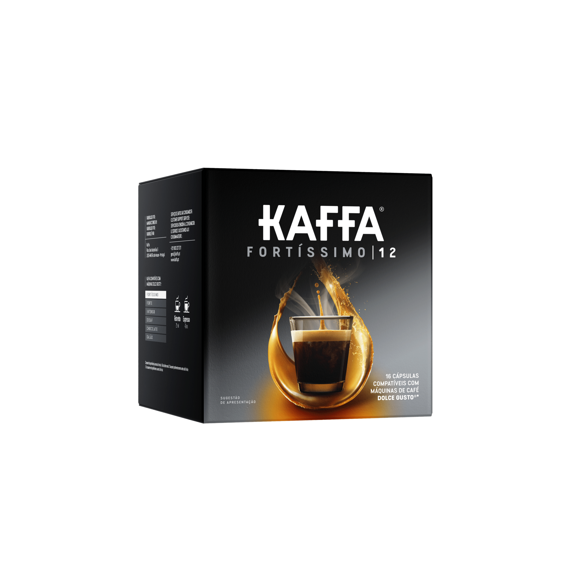 Fortissimo Kaffa 16 kapsułek do Dolce Gusto