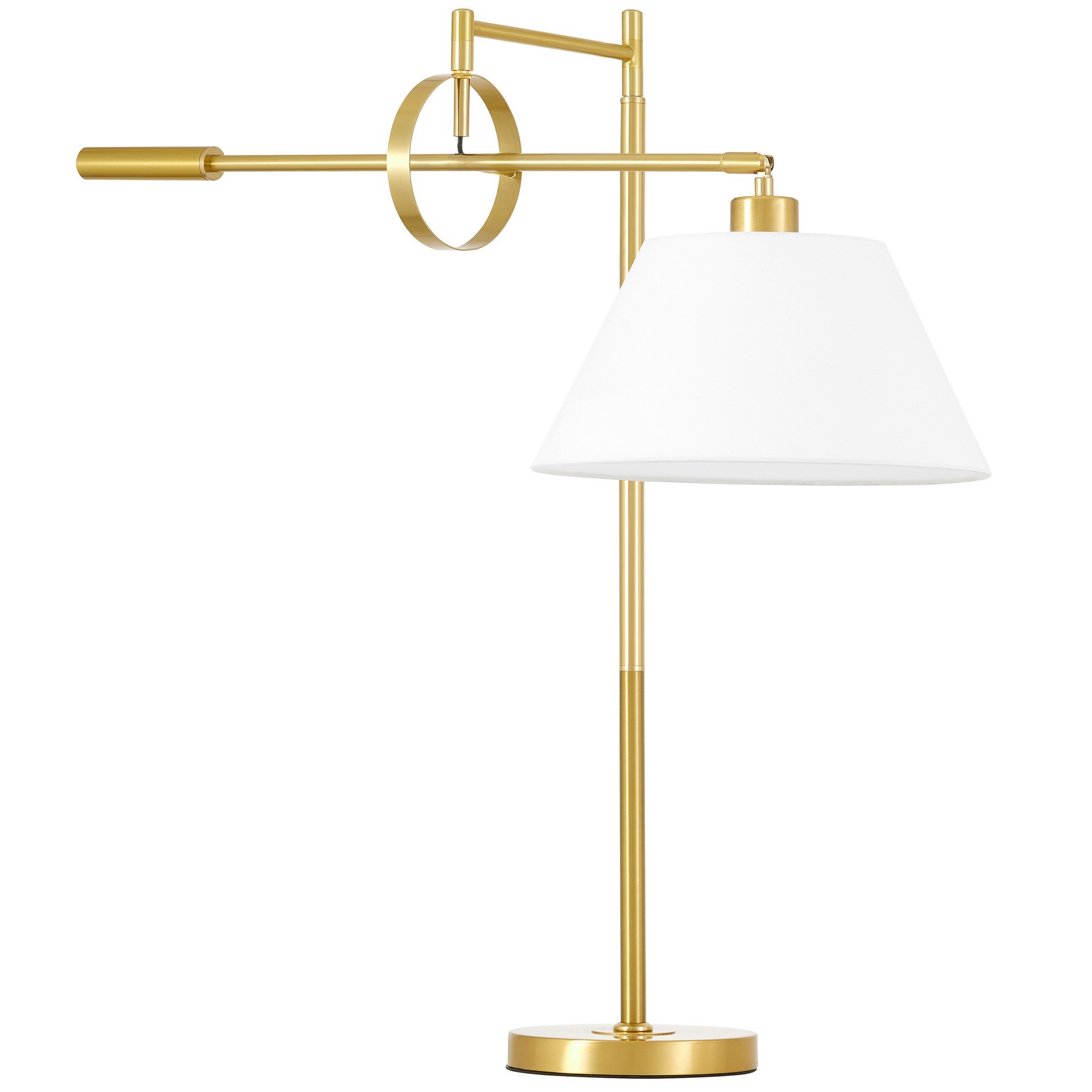 LAMPA NOCNA BIURKOWA MOSIĘŻNO-BIAŁA TURINA