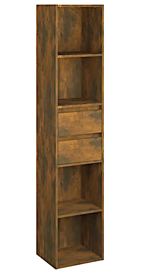 Regał z szufladami w kolorze przydymionego dębu E3-R31