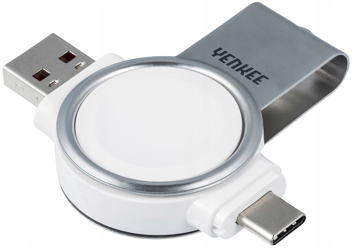 Ładowarka bezprzewodowa do zegarków Samsung YENKEE 3 W USB / Type C Biała