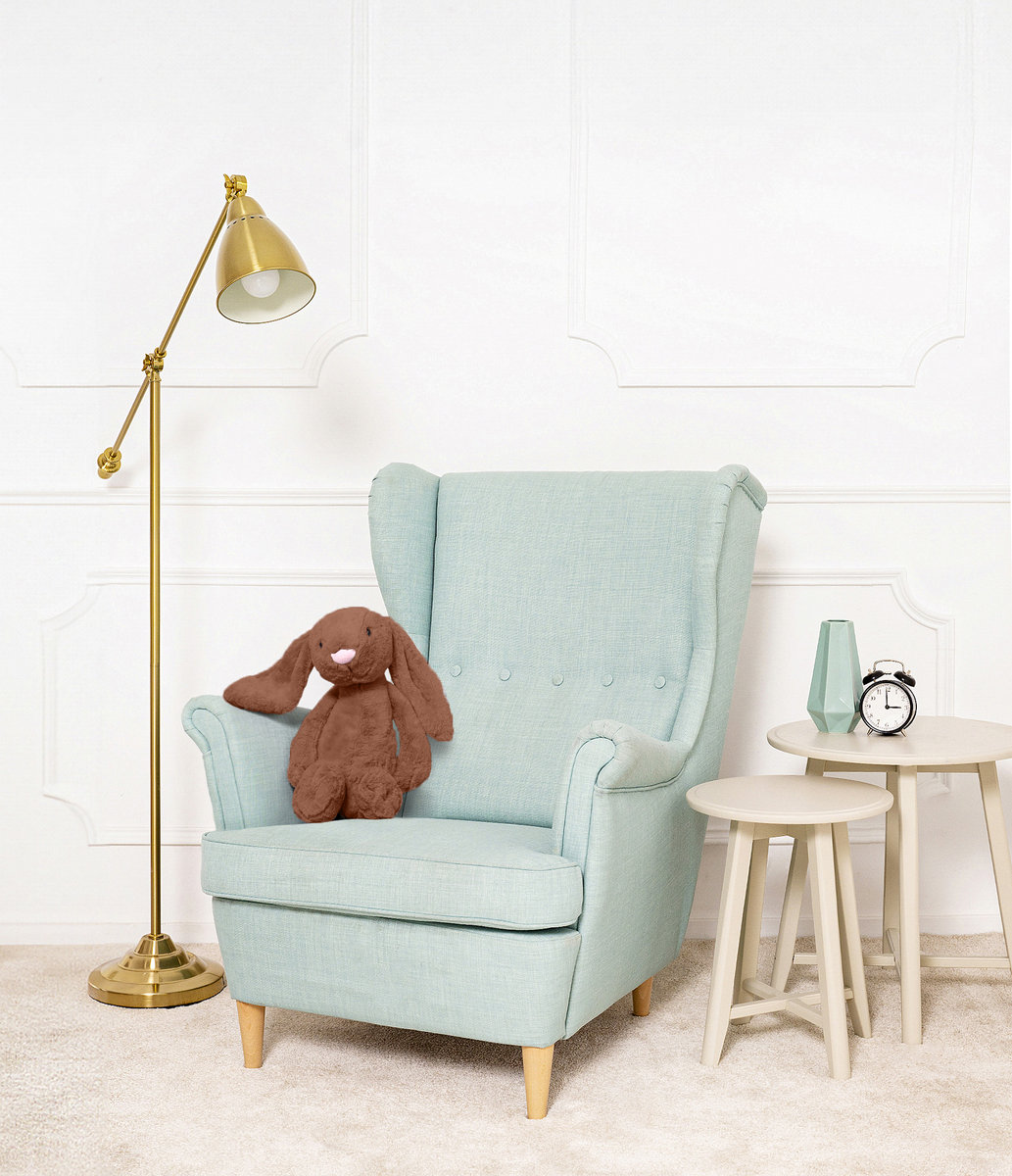 Duży Wielki Miś Pluszowy Królik Figo Przytulanka Maskotka 50Cm Ciemny Brąz