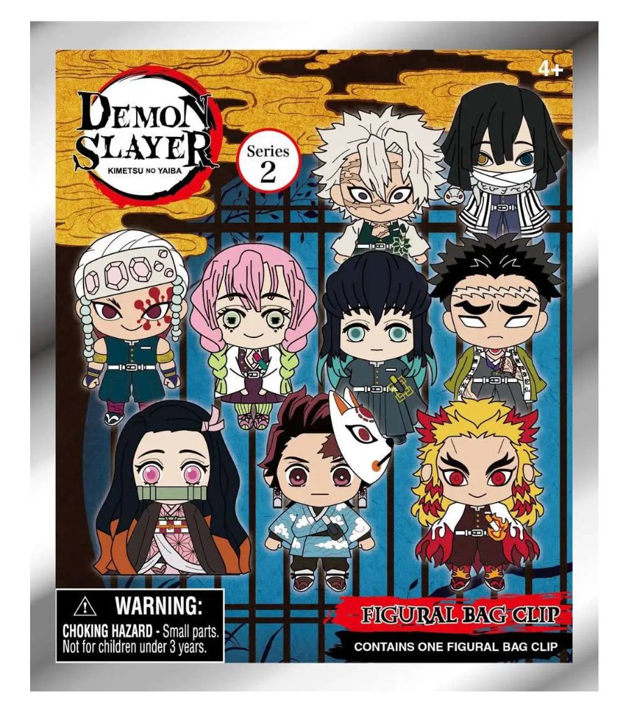 demon slayer: kimetsu no yaiba figurka brelok seria 2 w ciemno