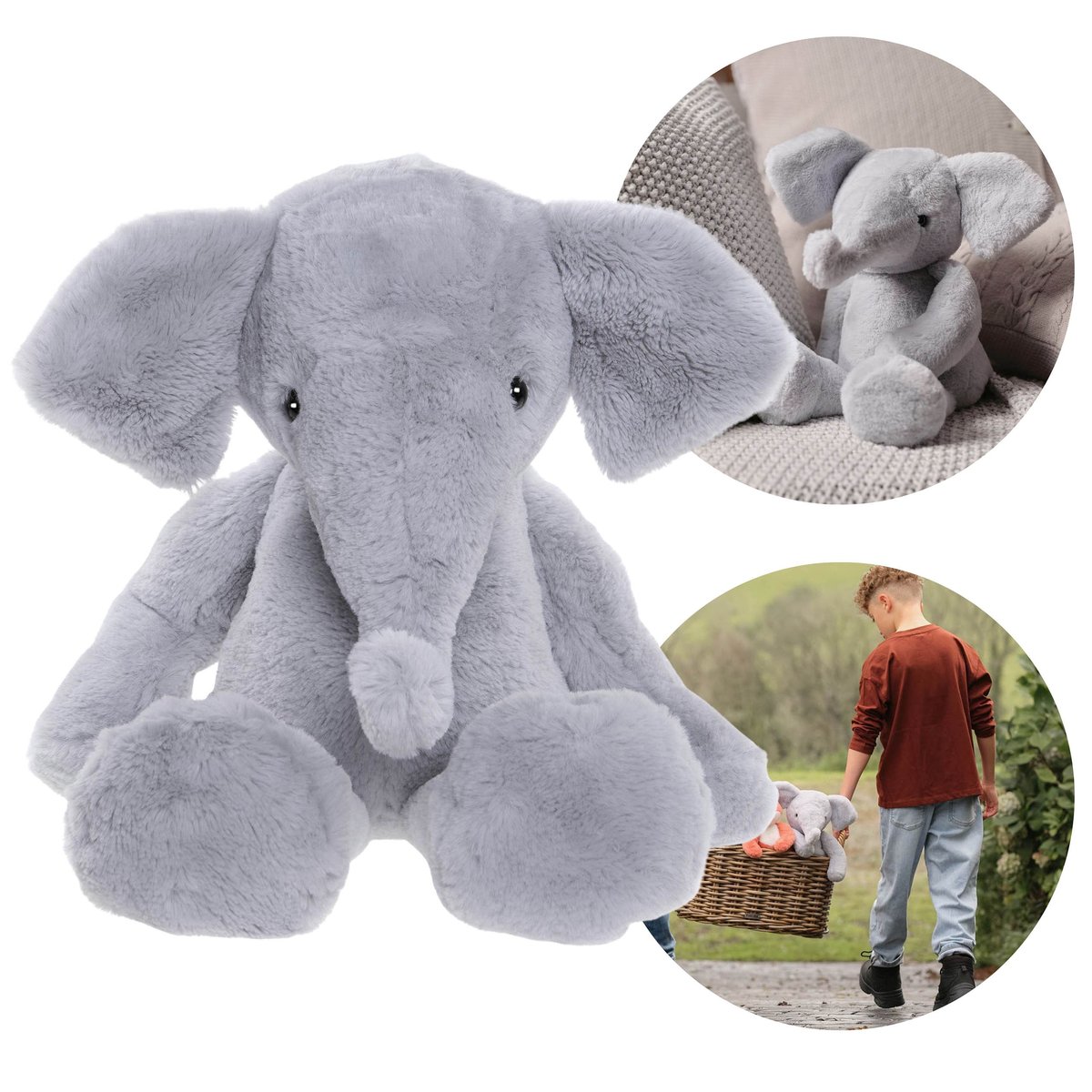 Charlie Bears Maskotka, słoń Effie, z serii Bear&Me, wyjątkowa przytulanka dla dzieci