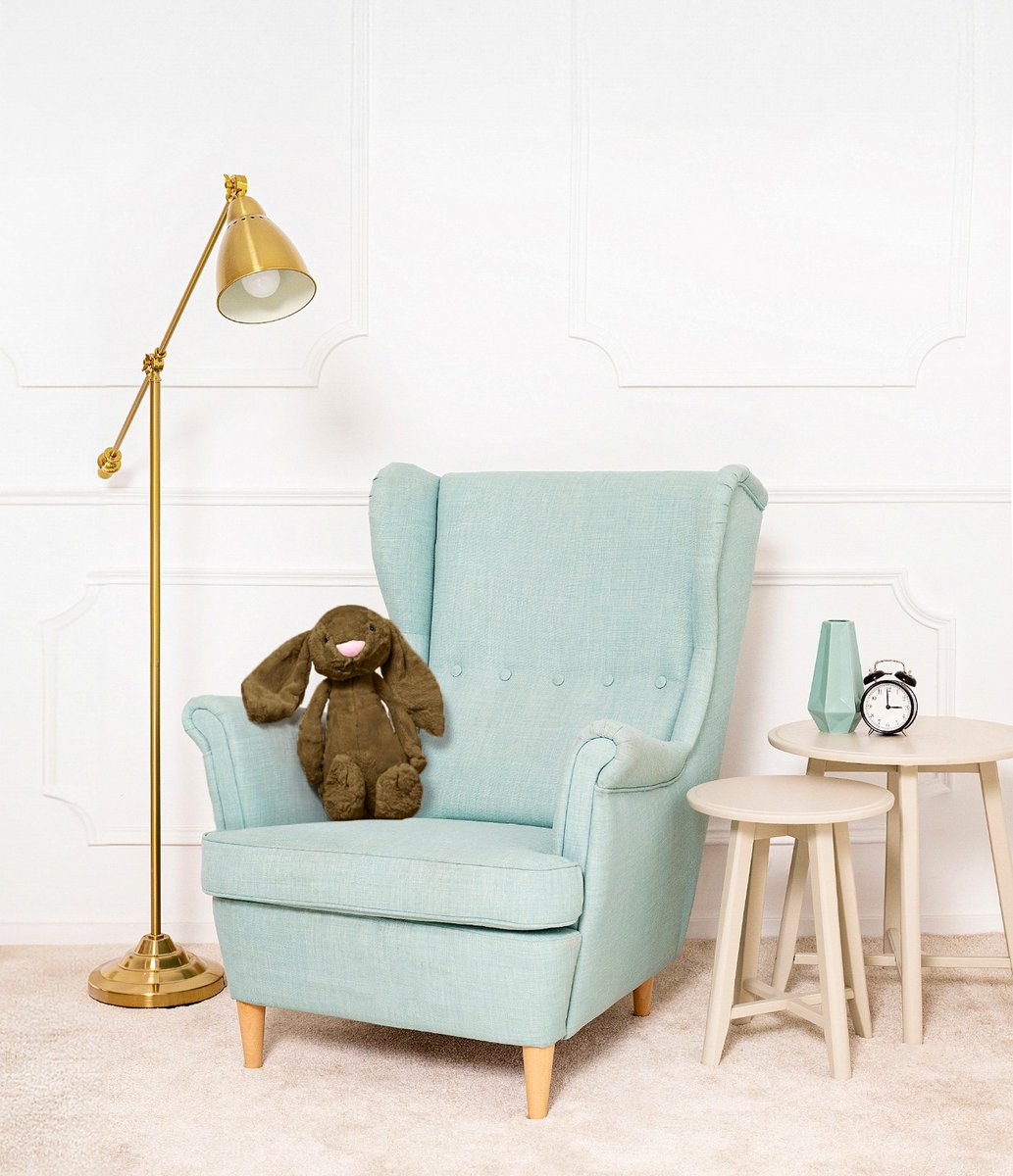 Duży Wielki Miś Pluszowy Królik Figo Przytulanka Maskotka 50Cm Oliwkowy