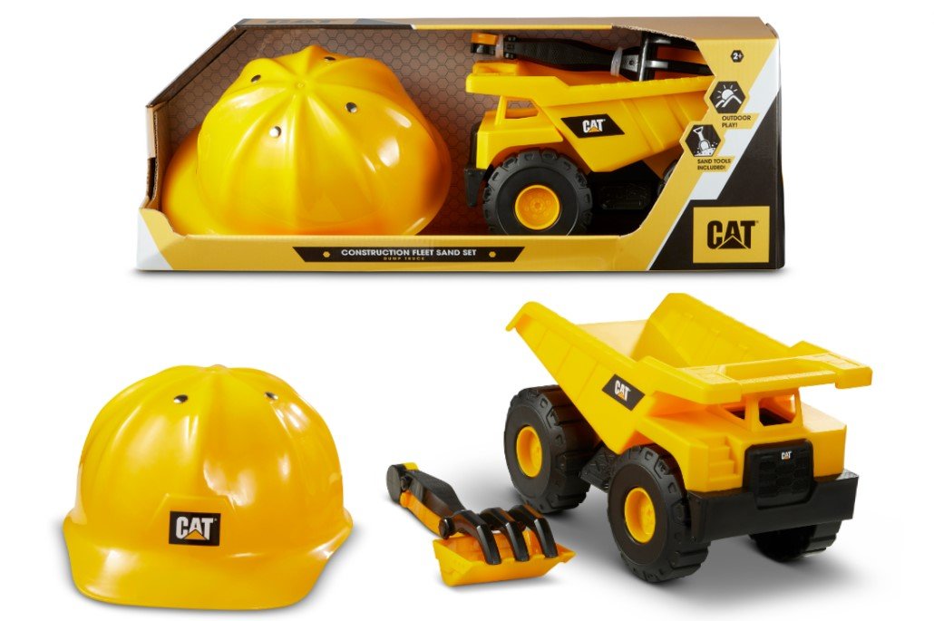 CAT Wywrotka/spychacz + kask