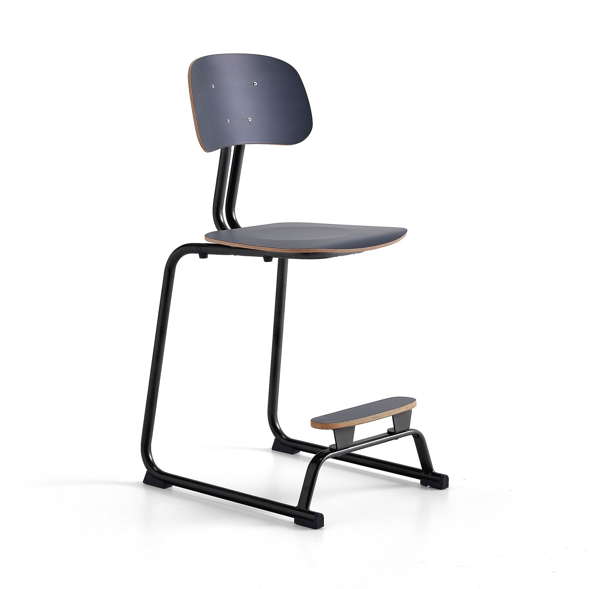 Krzesło szkolne YNGVE, płozy, antracyt, antracyt, W 610 mm