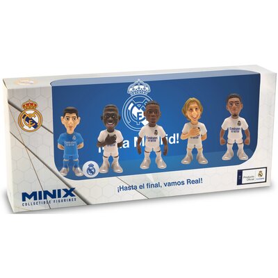 zestaw figurek football real madrit 5x minix 7cm modric courtois vinicius bellingham camavinga