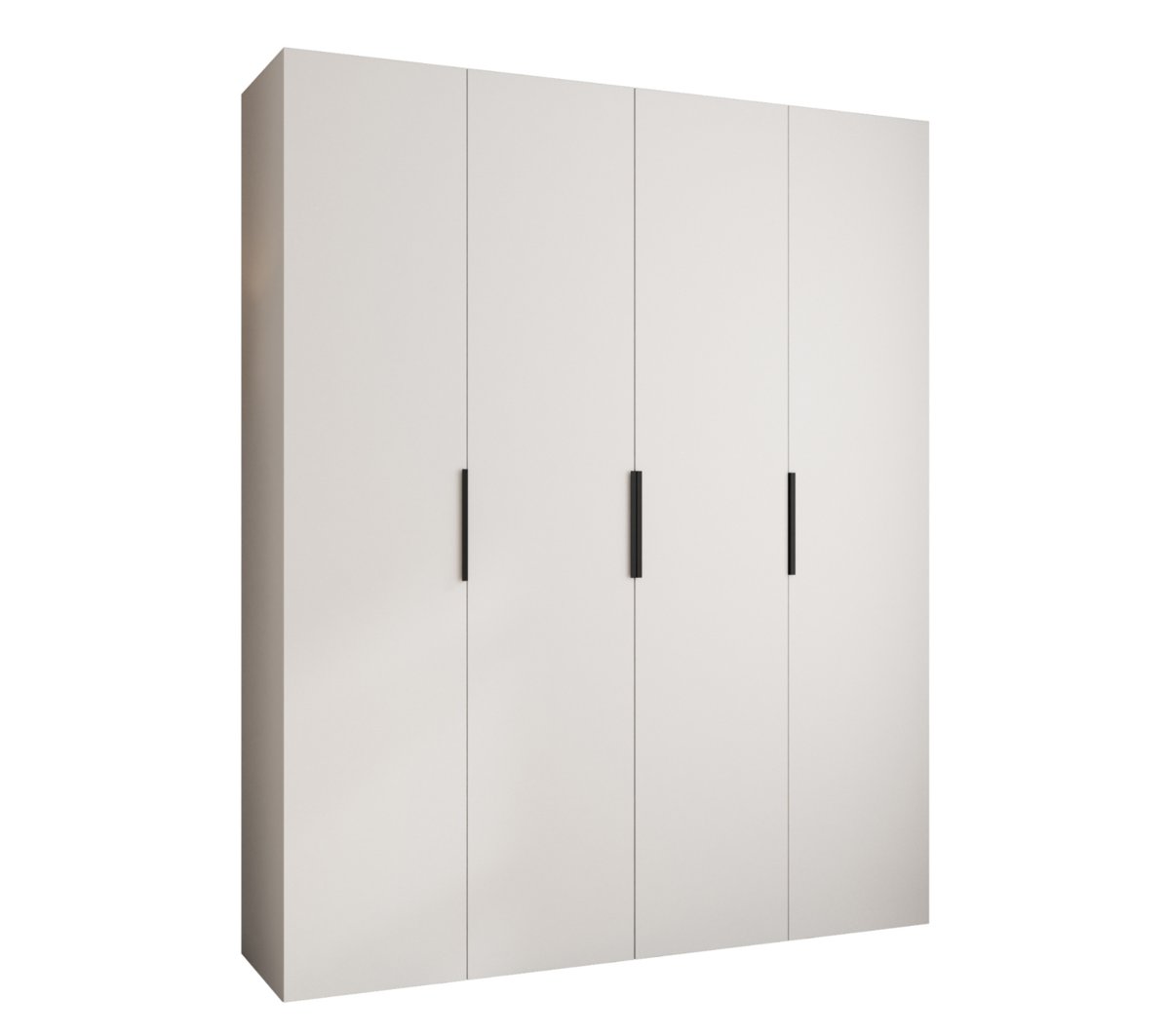 Szafa czterodrzwiowa Como 4 200 gł.40 biały+czarny