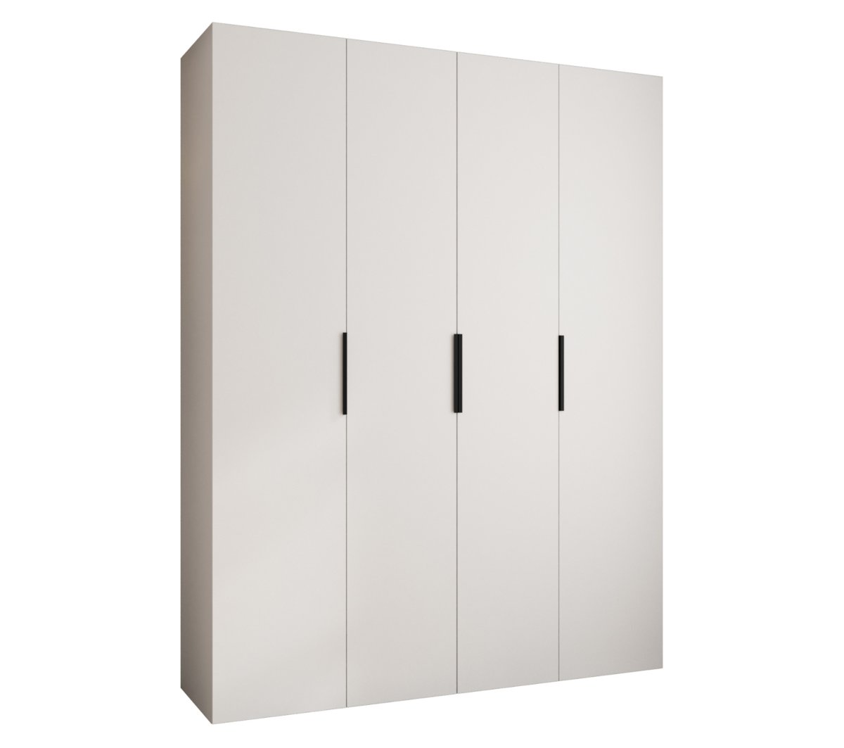 Szafa czterodrzwiowa Como 4 190 gł.40 biały+czarny