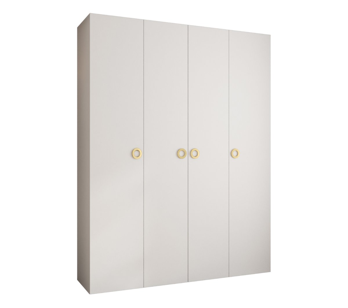 Szafa czterodrzwiowa Como 1 190 gł.50 biały+złoty