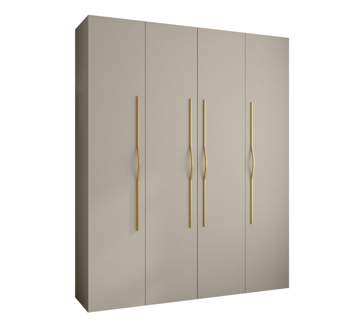 Szafa czterodrzwiowa Como 2 200 gł.50 kaszmir+złoty