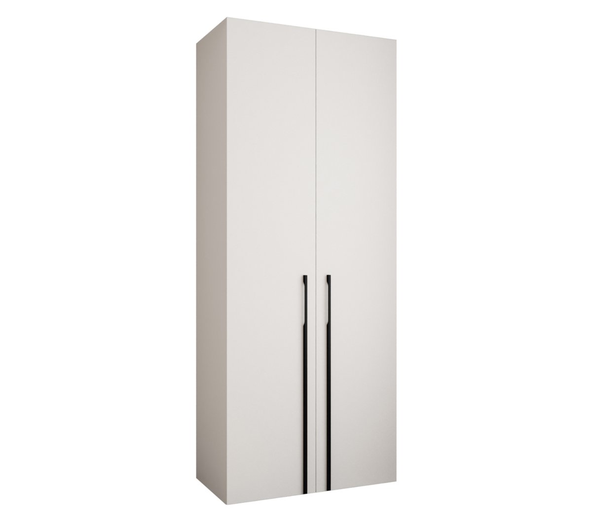 Szafa dwudrzwiowa Como 3 100 gł.50 biały+czarny