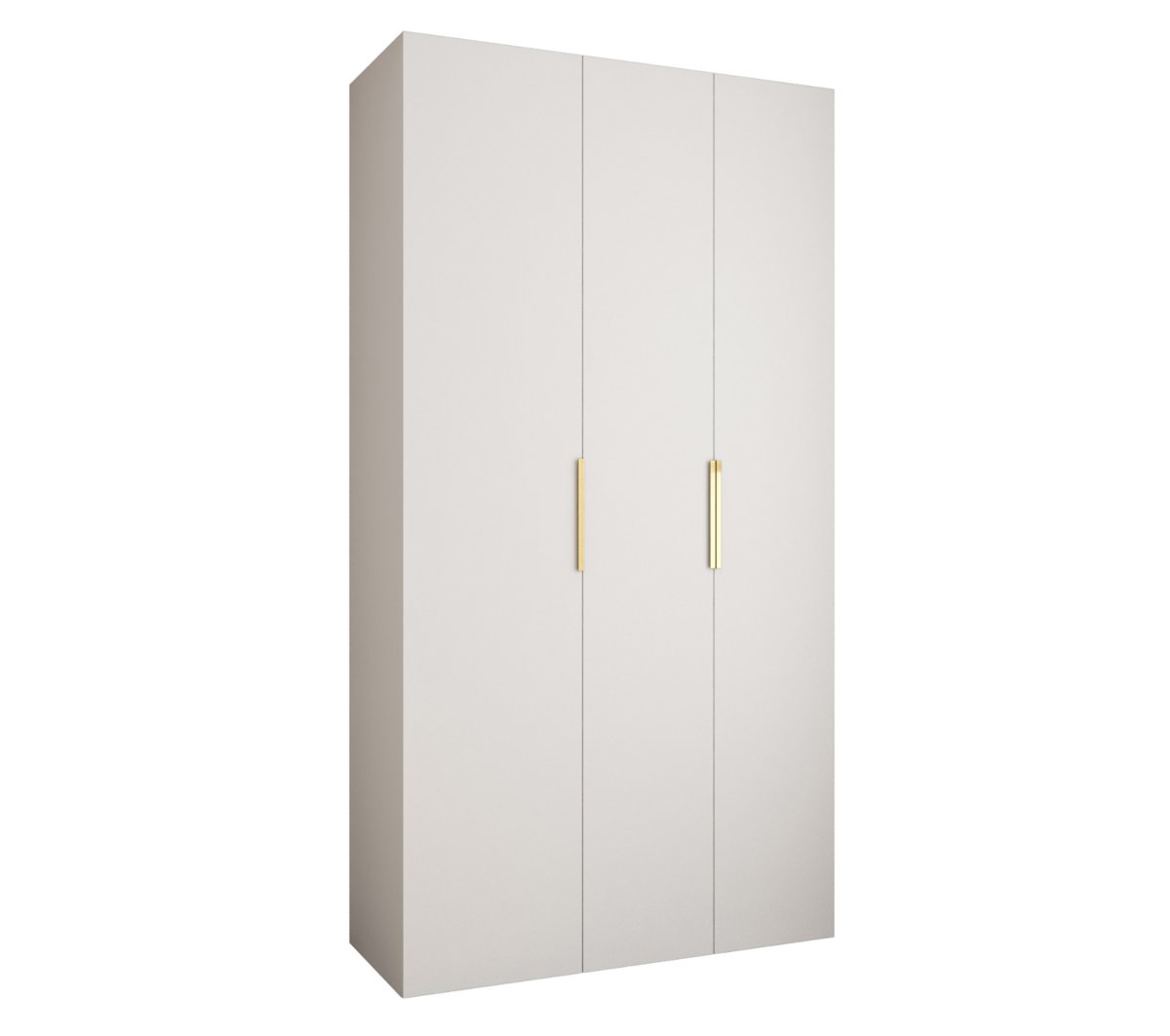 Szafa trzydrzwiowa Como 4 130 gł.40 biały+złoty