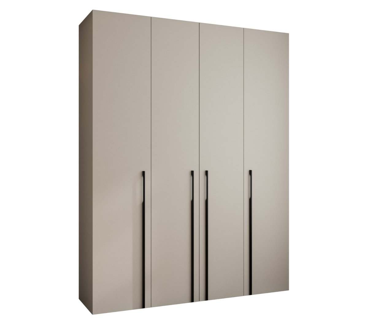 Szafa czterodrzwiowa Como 3 190 gł.50 kaszmir+czarny