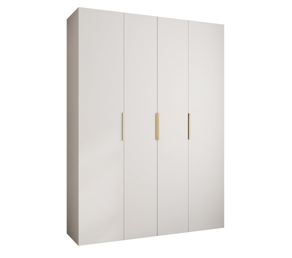 Szafa czterodrzwiowa Como 4 180 gł.40 biały+złoty