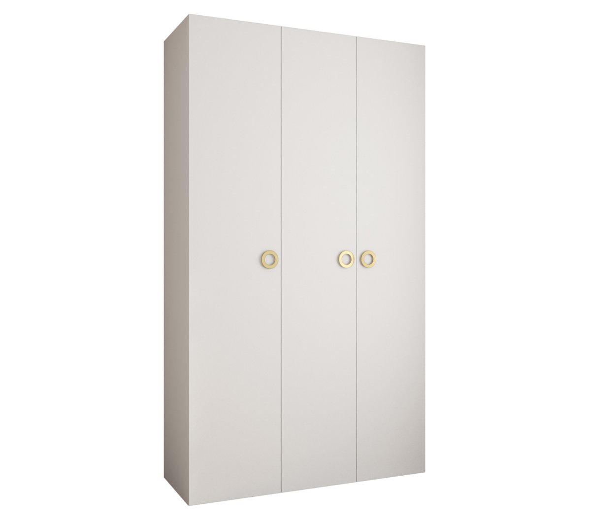 Szafa trzydrzwiowa Como 1 140 gł.50 biały+złoty