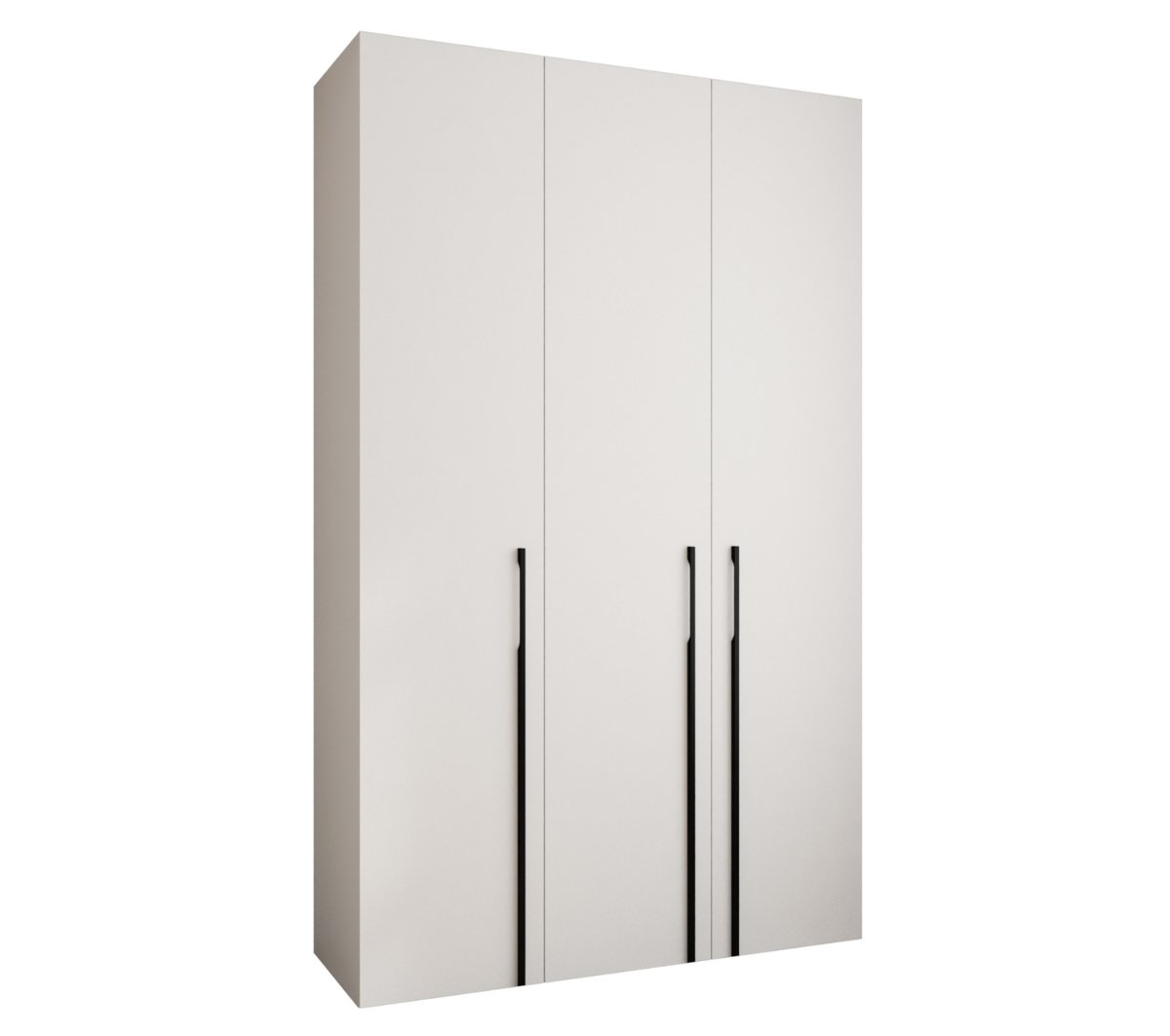 Szafa trzydrzwiowa Como 3 150 gł.50 biały+czarny