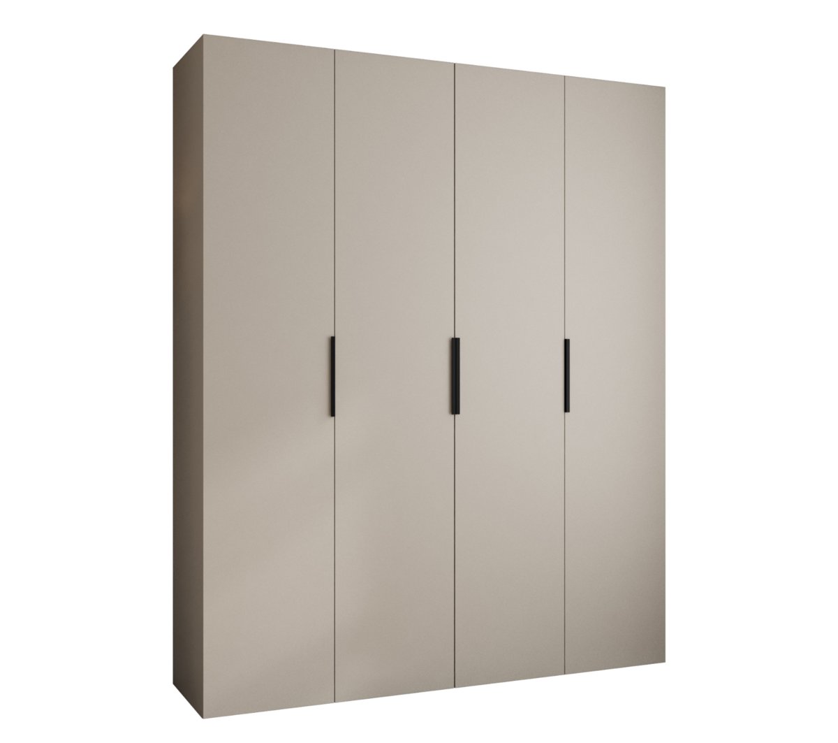 Szafa czterodrzwiowa Como 4 200 gł.50 kaszmir+czarny