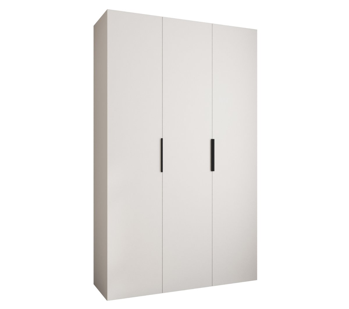 Szafa trzydrzwiowa Como 4 150 gł.40 biały+czarny