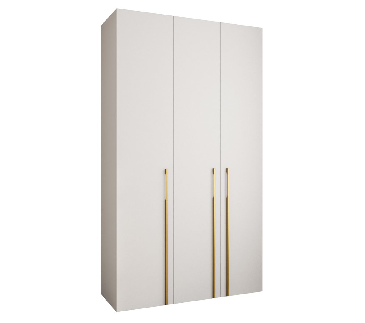 Szafa trzydrzwiowa Como 3 140 gł.50 biały+złoty