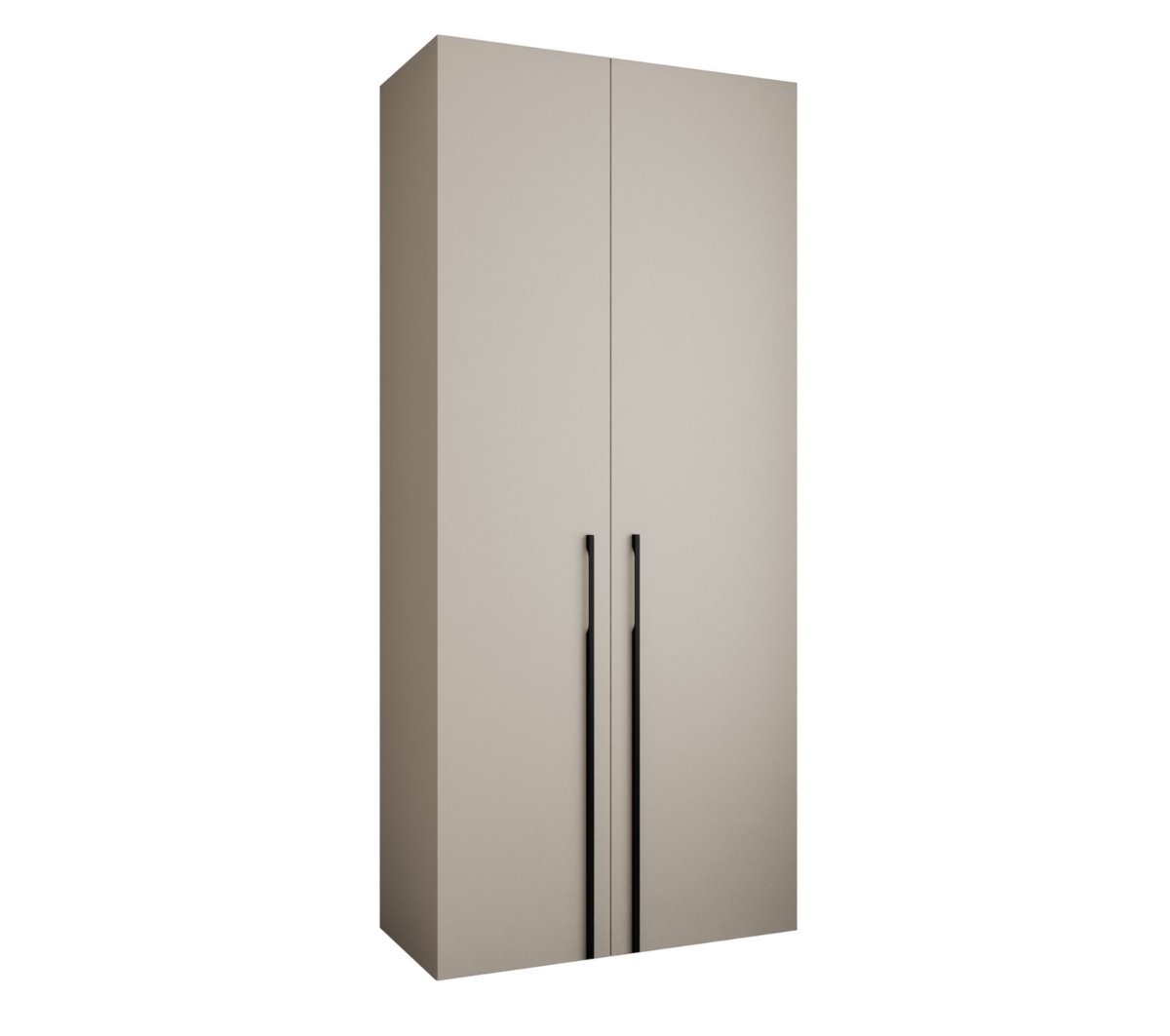 Szafa dwudrzwiowa Como 3 110 gł.40 kaszmir+czarny