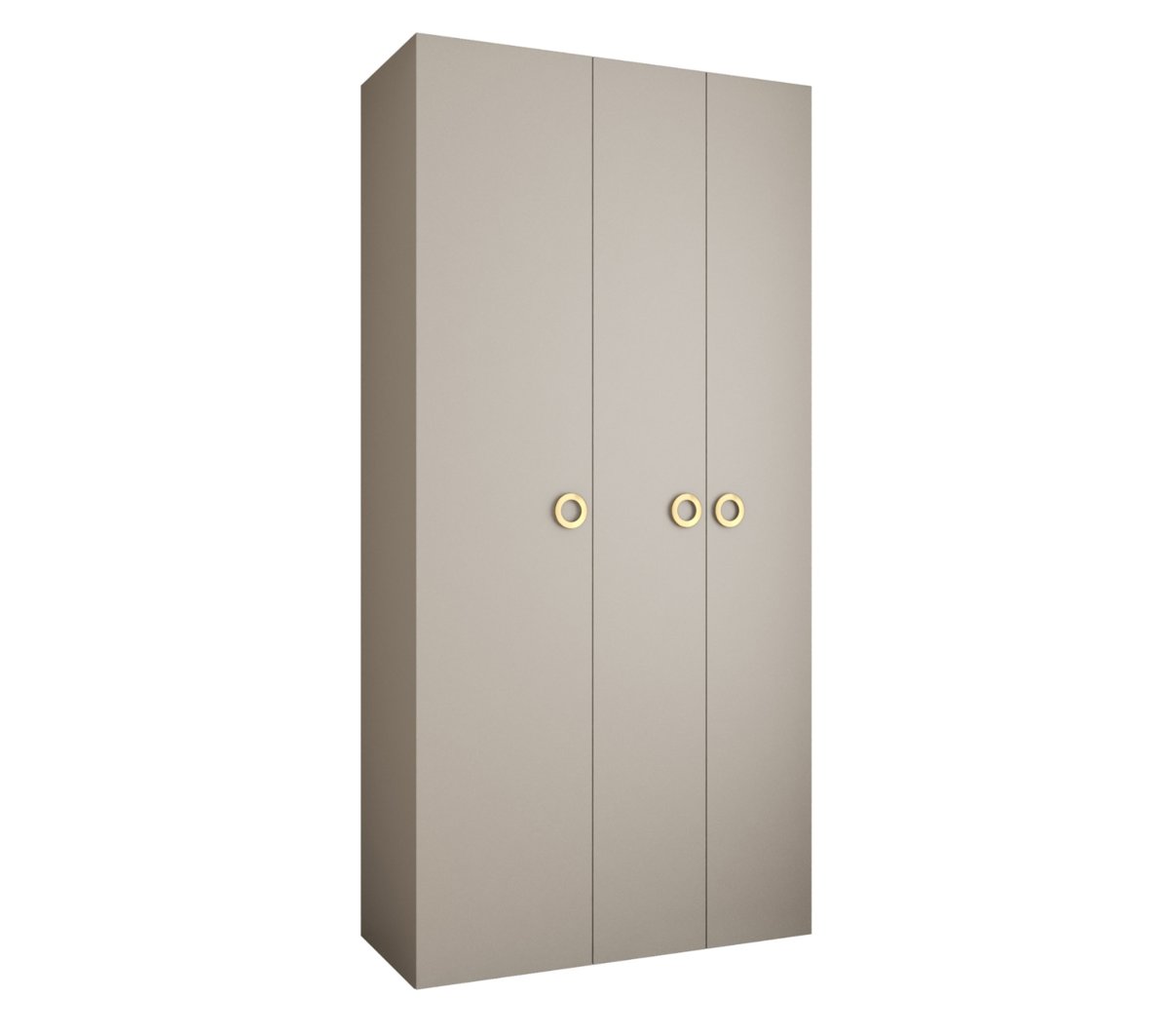 Szafa trzydrzwiowa Como 1 120 gł.40 kaszmir+złoty