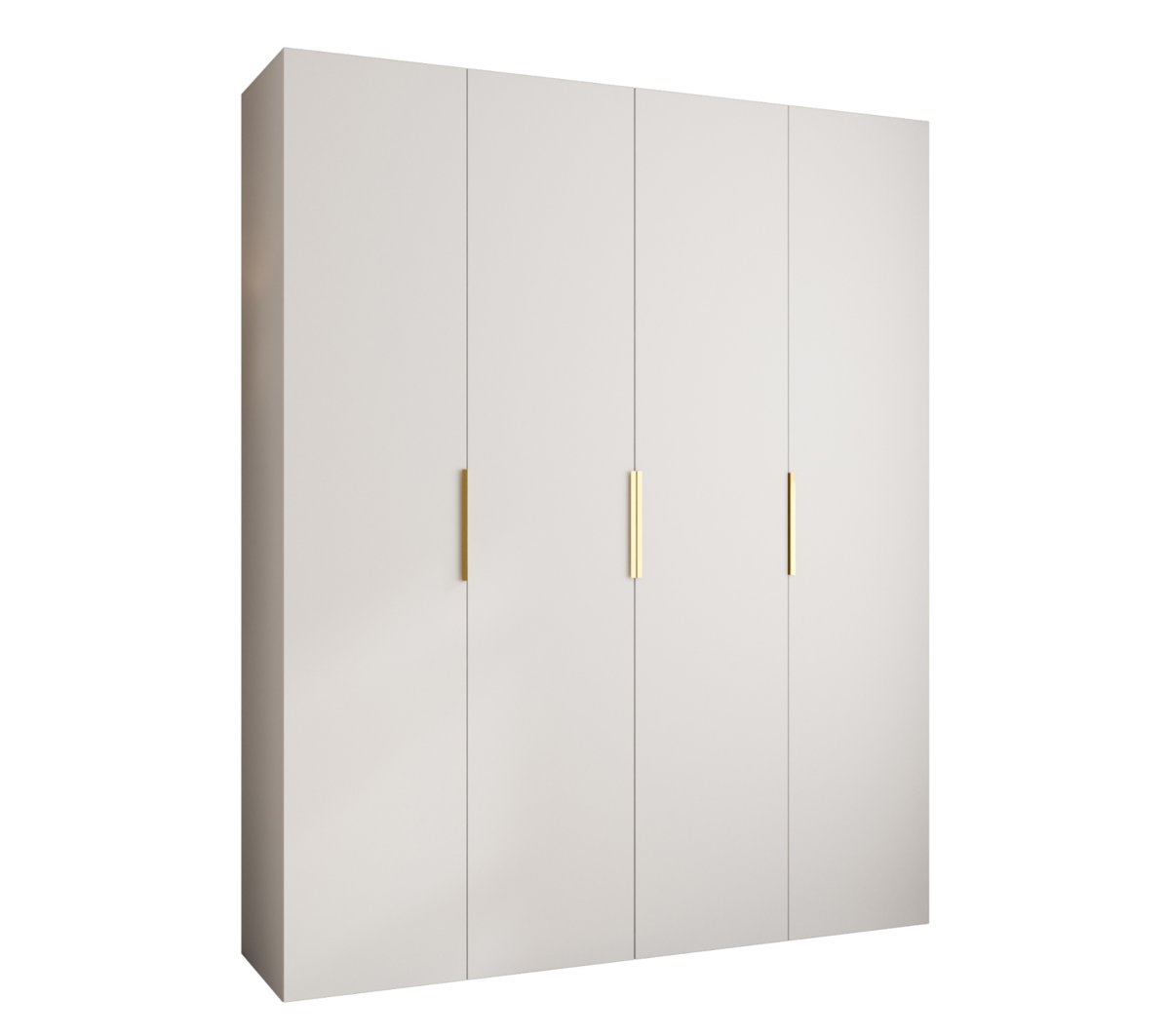 Szafa czterodrzwiowa Como 4 200 gł.50 biały+złoty