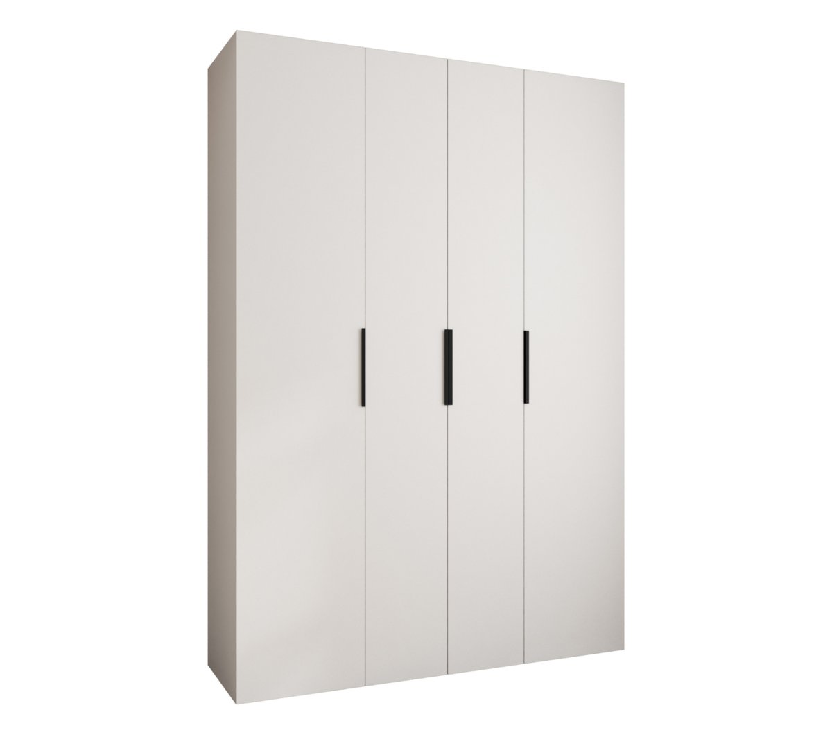 Szafa czterodrzwiowa Como 4 170 gł.50 biały+czarny