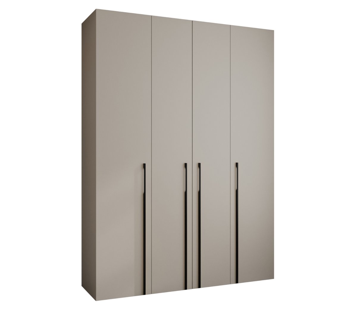 Szafa czterodrzwiowa Como 3 180 gł.50 kaszmir+czarny