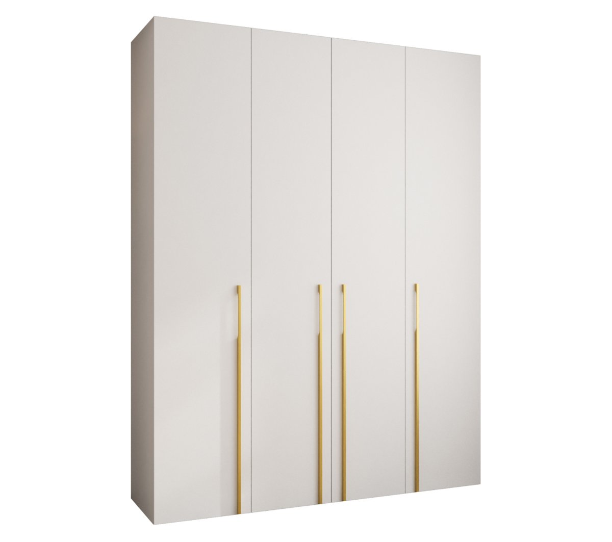 Szafa czterodrzwiowa Como 3 190 gł.50 biały+złoty