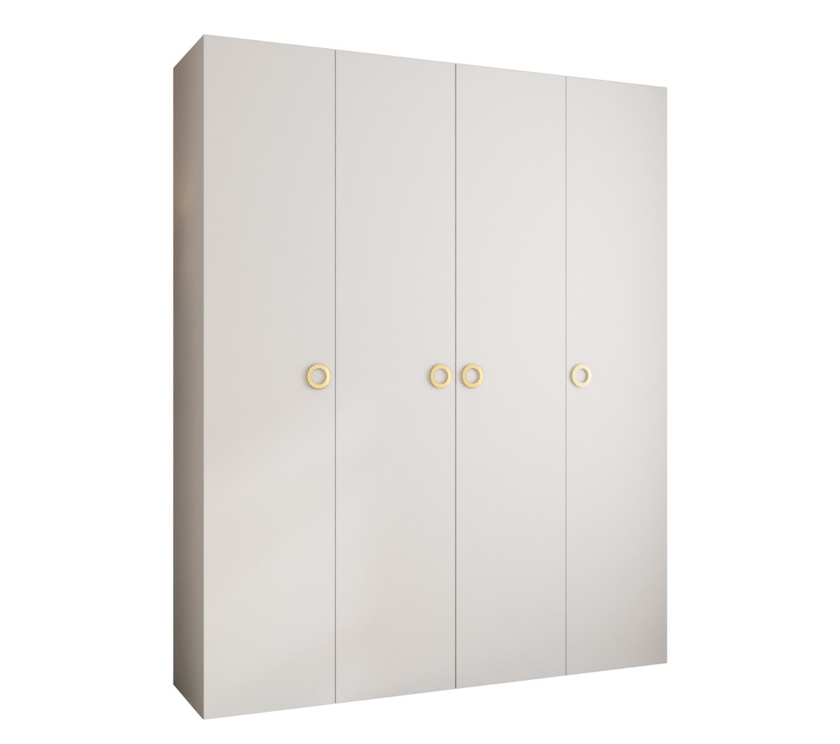 Szafa czterodrzwiowa Como 1 200 gł.40 biały+złoty