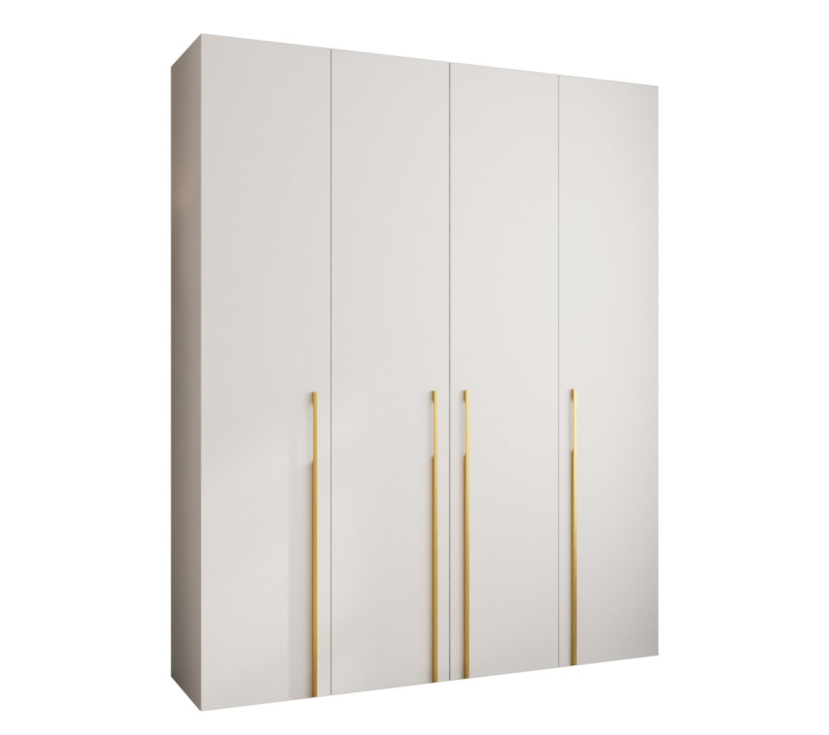 Szafa czterodrzwiowa Como 3 200 gł.50 biały+złoty
