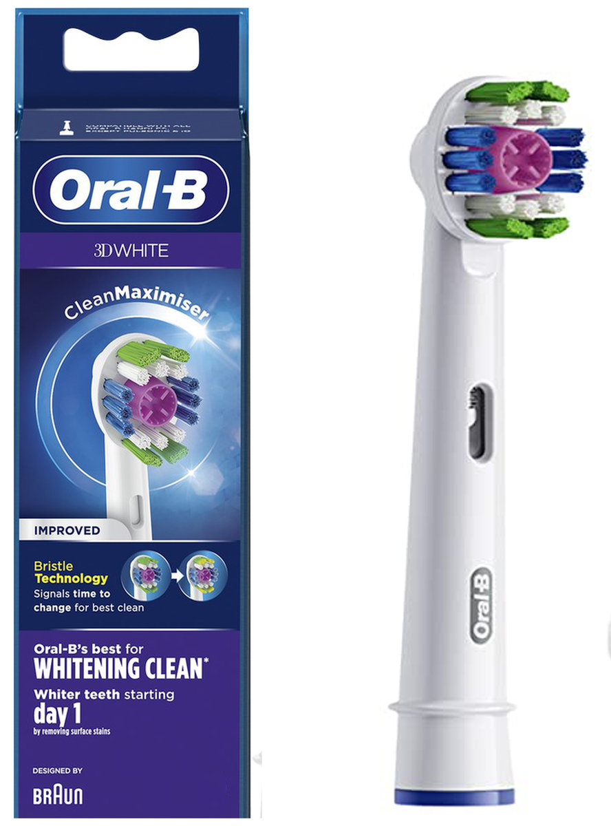 ORAL-B 3D White Braun ORYGINALNA KOŃCÓWKA  x1