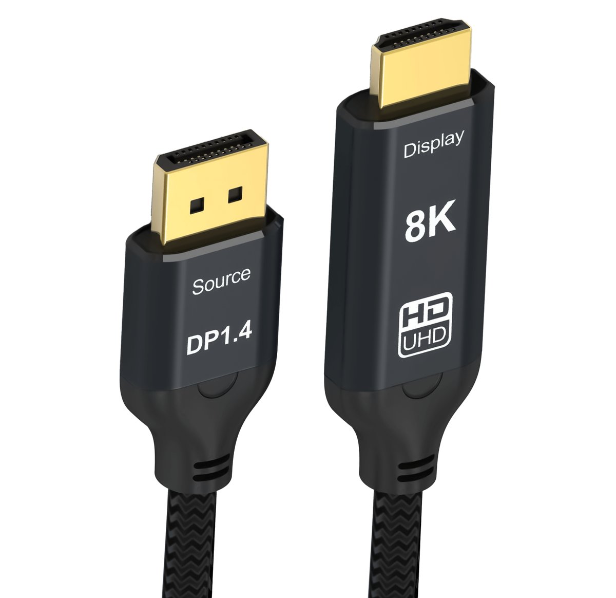 Reagle Kabel Display Port do HDMI DP DisplayPort 8K@60Hz 4k@144Hz 3M