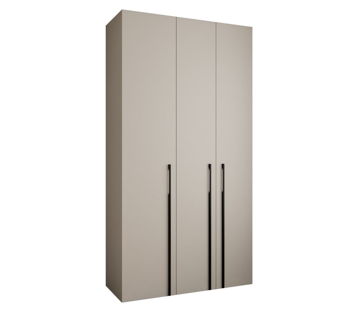 Szafa trzydrzwiowa Como 3 130 gł.50 kaszmir+czarny