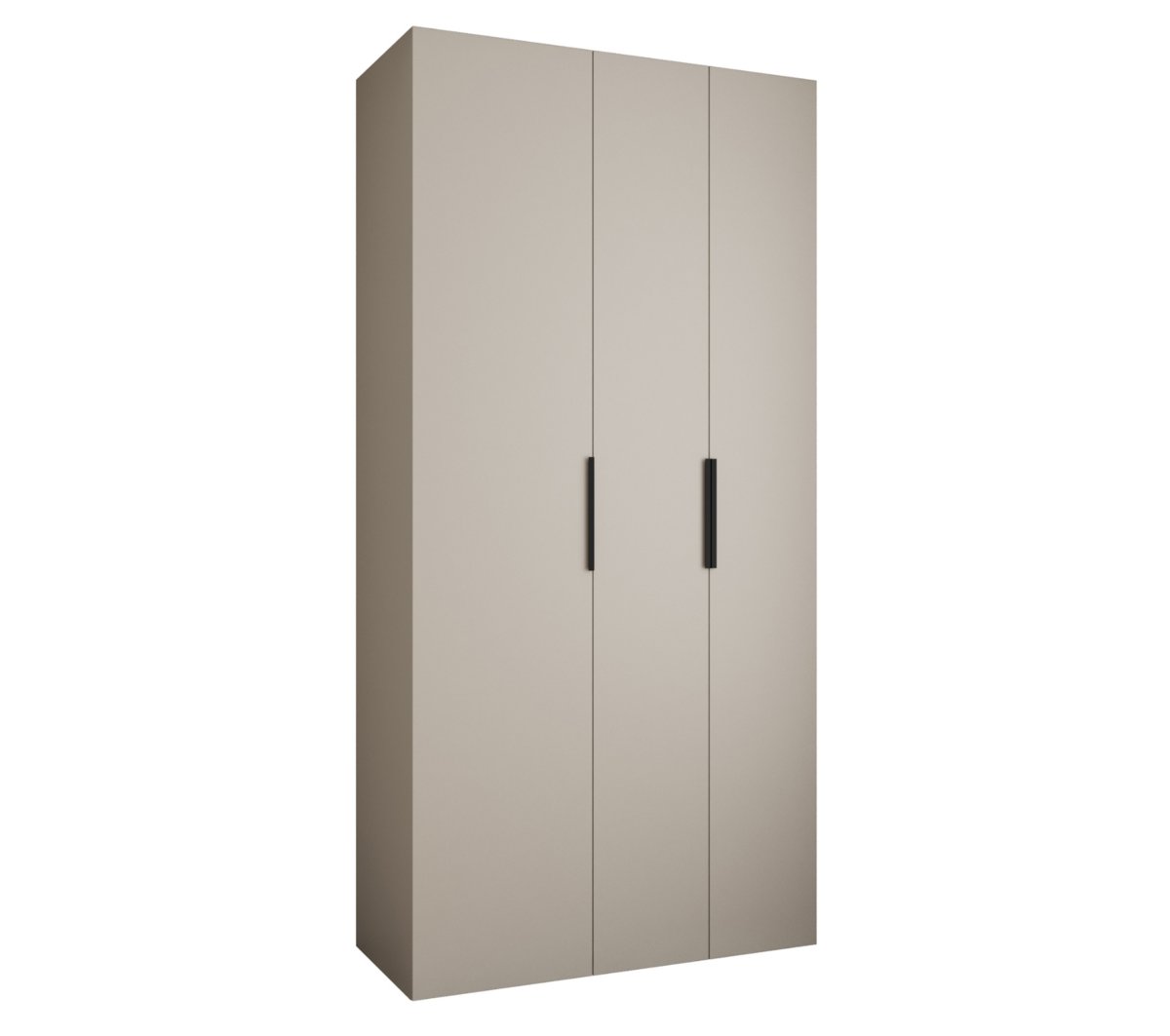 Szafa trzydrzwiowa Como 4 120 gł.50 kaszmir+czarny