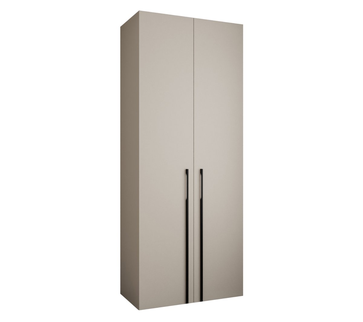 Szafa dwudrzwiowa Como 3 100 gł.50 kaszmir+czarny