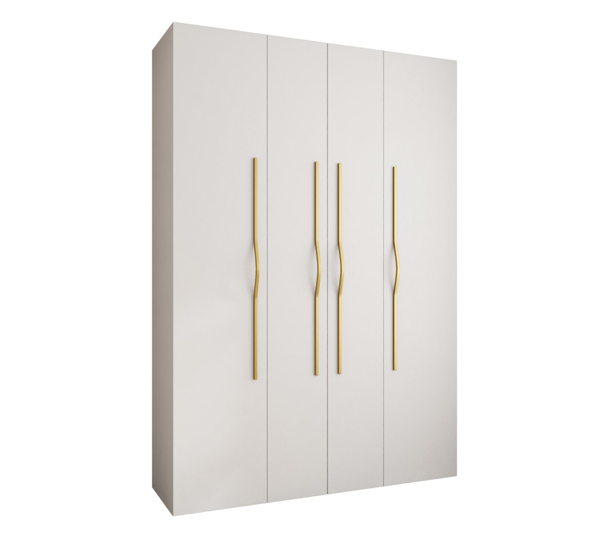 Szafa czterodrzwiowa Como 2 170 gł.50 biały+złoty