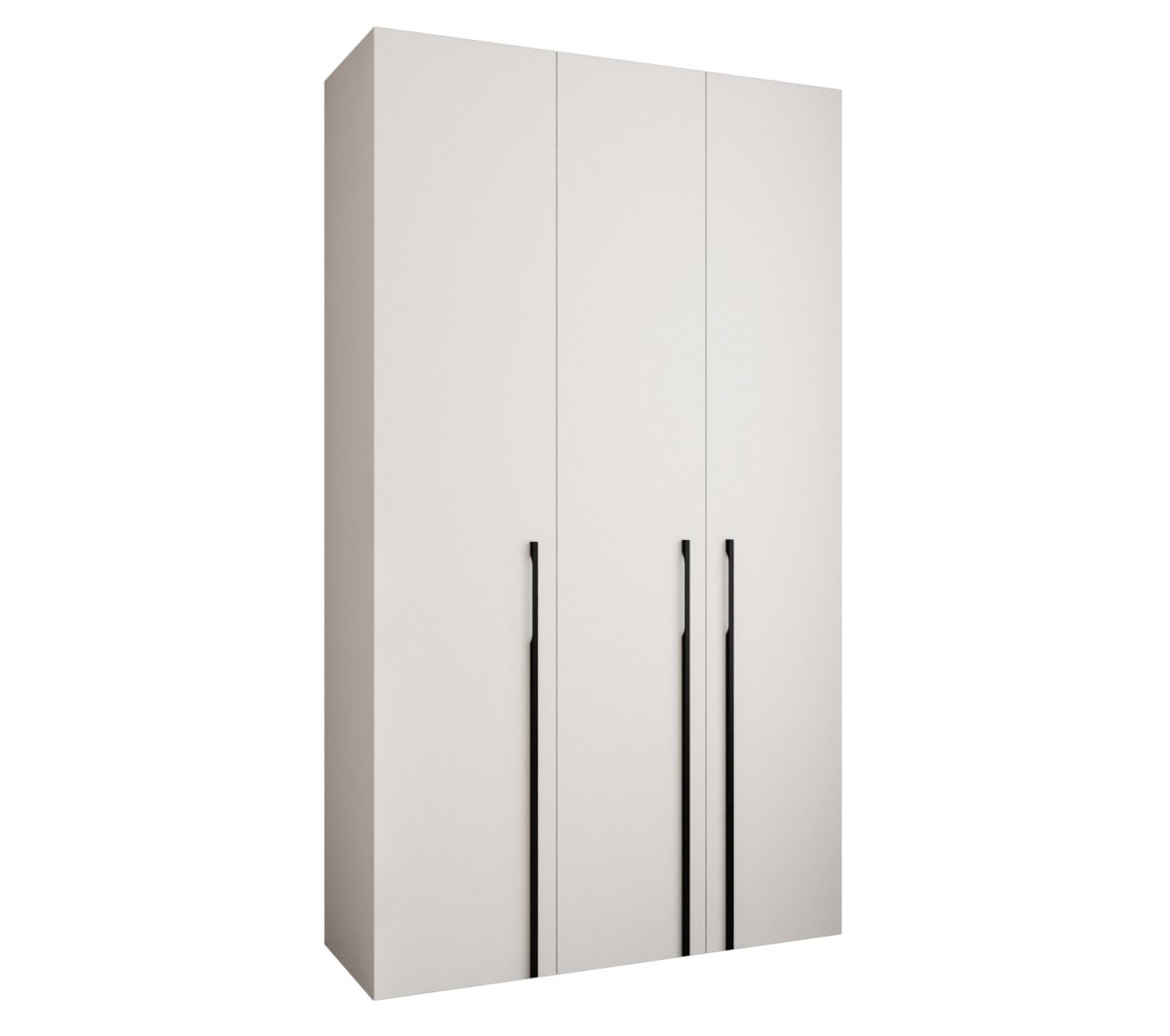 Szafa trzydrzwiowa Como 3 140 gł.40 biały+czarny