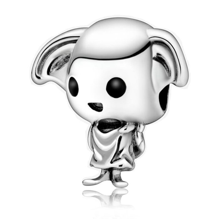 Charms Zawieszka SREBRO 925 koralik do PANDORA Skrzat Zgredek Harry Potter