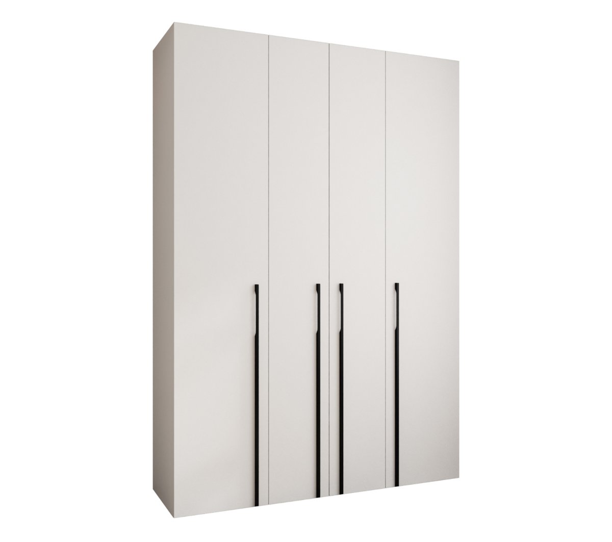 Szafa czterodrzwiowa Como 3 170 gł.50 biały+czarny