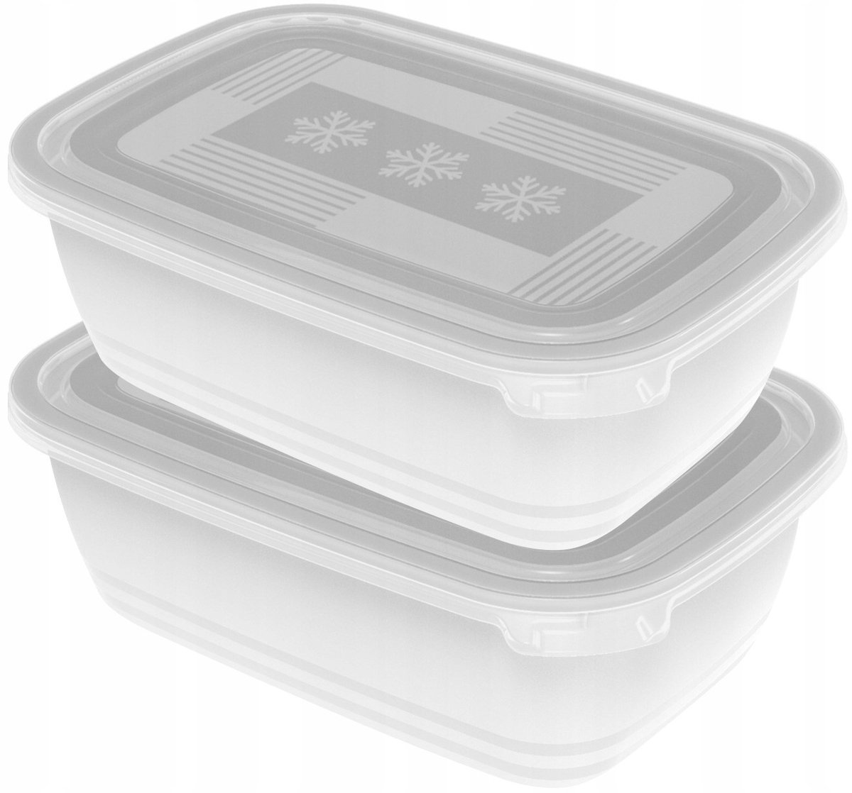 Pojemniki na żywność do mrożenia Rotho 2x 1,9 l