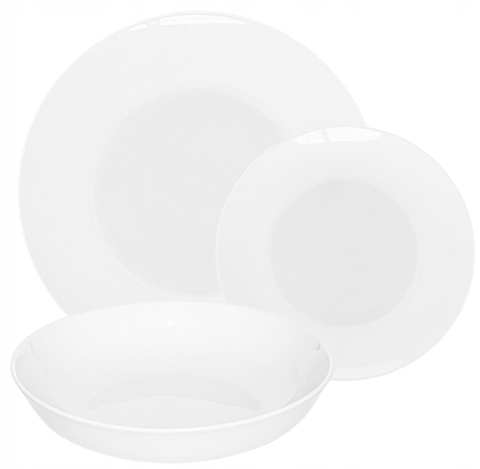 Komplet obiadowy Ambition Bona 18-elementowy Porcelanowy Do zmywarki