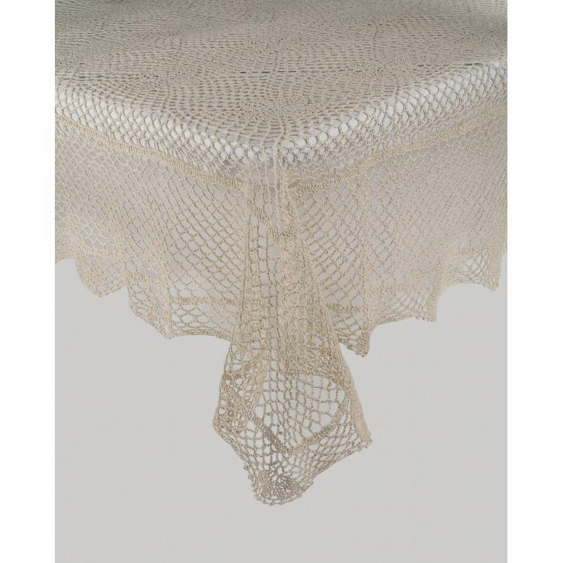 Serwetka Okrągła fi 30 Szydełkowa wz. 021 Beż