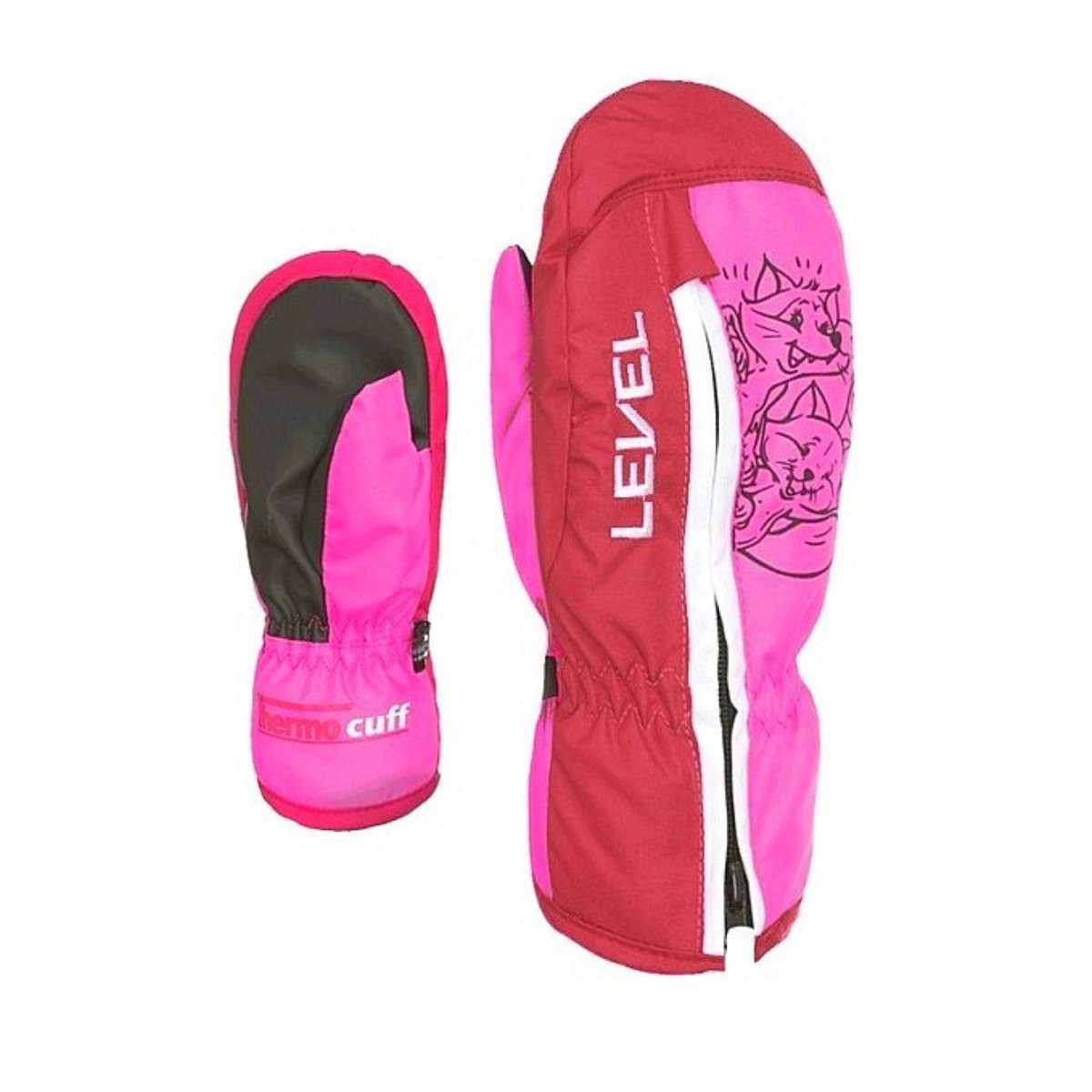 Rękawice narciarskie Level Dudy zimowe dziecięce-128